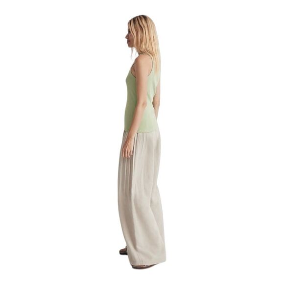 Madewell NWT Brightside Rib Cutaway Supima Cotton Tank in Seedling sz XXS - Picture 3 of 11